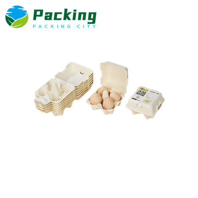 Wooden Pulp 4 Cells Egg Pack Factory Wooden Pulp 4 Cells Egg Pack Factory