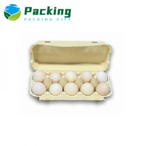 biodegradable Bamboo Pulp 10 Cells Egg Carton Factory China Europe Manufacturer