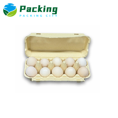 Bamboo Pulp 10 Packs Egg Carton B1002 Bamboo Pulp 10 Packs Egg Carton B1002 Factory Egg Carton Bamboo Egg Pack Manufacturer