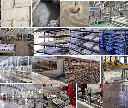 Custom Packing city factory Tour Pulp Packing Manufacturer Sugarcane Pulp egg carton bagasse pulp egg carton fACTORY