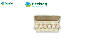 Premium Bamboo Pulp Egg Cartons Packing City Egg Packagings Factory